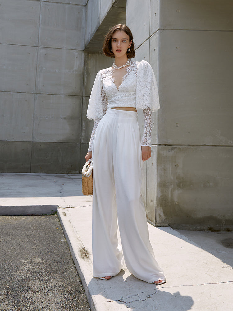 Slim loose casual baggy baggy leggings 2023 summer new high-waisted floor-length pants women