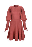 Vintage wool knit dress-Knitwear-AEL Studio