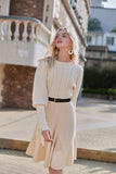 Vintage wool knit dress-Knitwear-AEL Studio