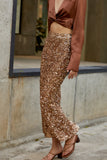Rose gold sequin skirt | Sexy skirt | Party skirt-Bottoms-AEL Studio