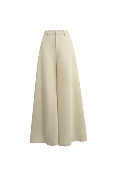 A-line wide-leg pants