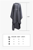 Cape coat | Loose wool coat | Street coat-Tops-AEL Studio