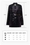 Sequined blazer | Little black dress | Banquet suit jacket-coat-AEL Studio