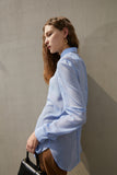 Translucent shirt | Blue shirt | Commuter shirt-Tops-AEL Studio