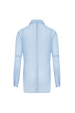 Translucent shirt | Blue shirt | Commuter shirt-Tops-AEL Studio