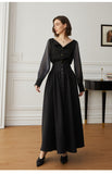 French niche design shirt lantern sleeve acetate blouse ladies&#039; 2023 new sun protection shirt