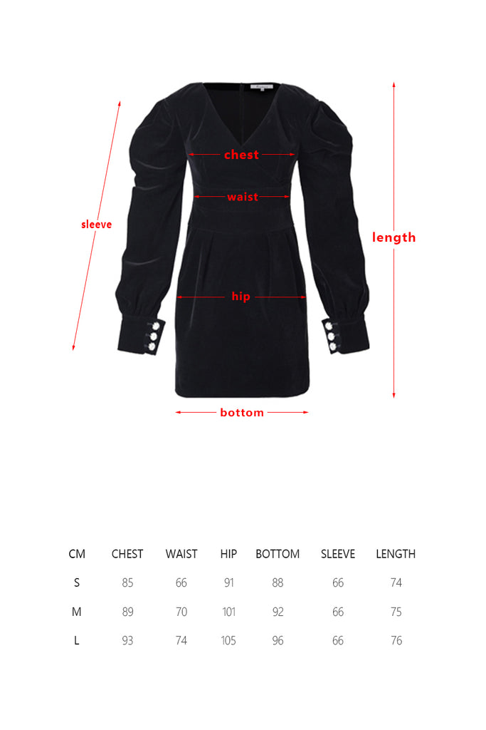 Slim long sleeve black dress-Dress-AEL Studio