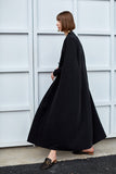 Double Material Stitching Retro Cloak Overcoat-coat-AEL Studio