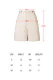 Pure color wool shorts-trousers-AEL Studio