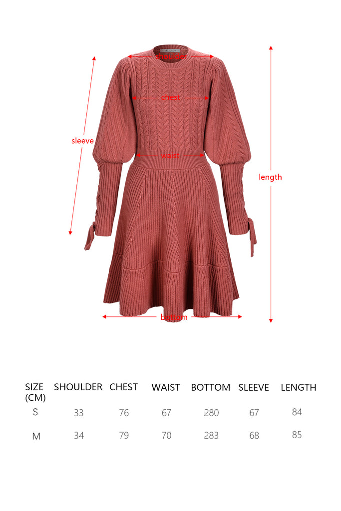 Vintage wool knit dress-Knitwear-AEL Studio