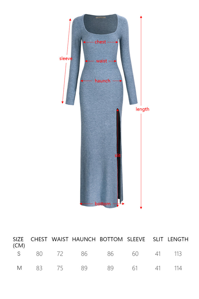 Sweater Dress | Wrap Dress | Low Cut Dress-Dress-AEL Studio