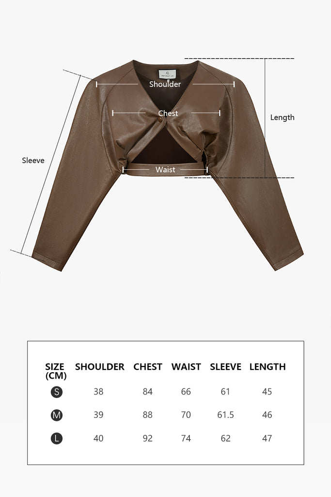 Cutout jacket | V-neck jacket | Commuter jacket-Tops-AEL Studio