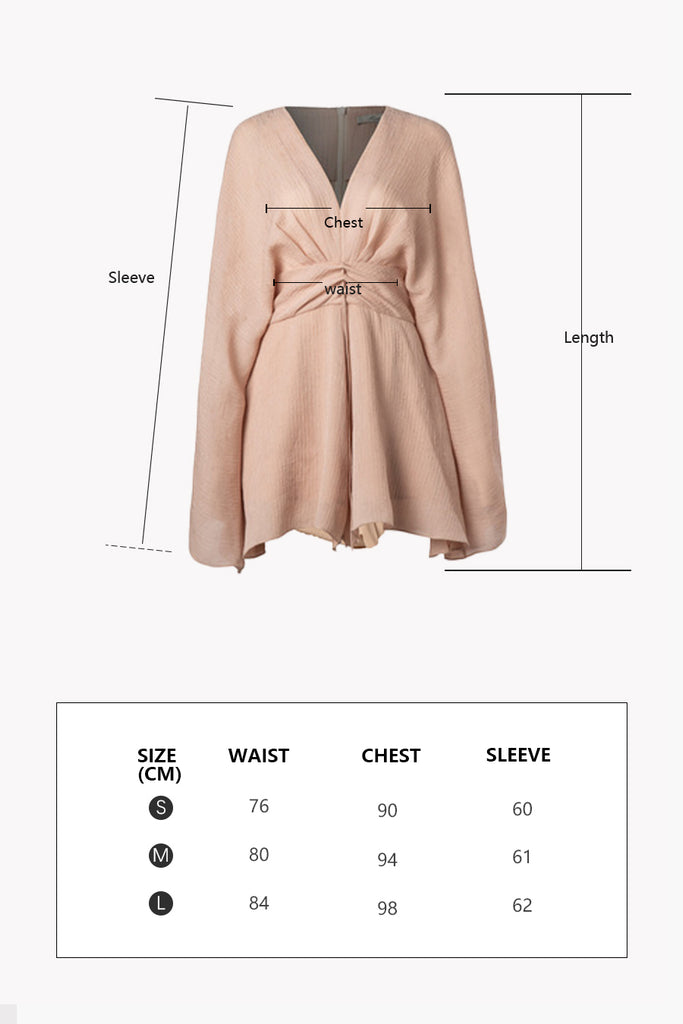 V-neck skirt | Champagne skirt | Vacation skirt-Dress-AEL Studio