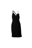 Knotted suspender dress | Black suspender dressV | acation sling dress-Dress-AEL Studio