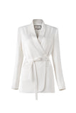 Split blazer | White suit jacket | Banquet suit jacket