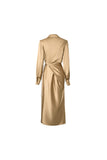 Tunic dress | Khaki dress | Holiday dress-Dress-AEL Studio