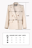 Oversized coat | Beige blazer | Commuter blazer-coat-AEL Studio