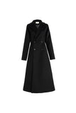 Double-sided wool coat | Long wool coat | Street style wool coat