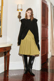 High waist pleated skirt | French elegant skirt | Commuter skirt