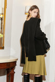 High waist pleated skirt | French elegant skirt | Commuter skirt