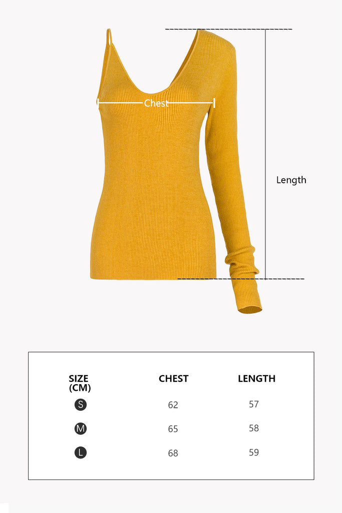 One-shoulder sweater | Asymmetric top | Street top-Tops-AEL Studio
