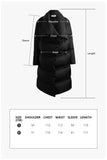 Large lapel down jacket | Mid-length down jacket | Commuter down jacket-coat-AEL Studio
