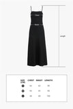 Sexy suspender dress | Black suspender dress | Vacation sling dress-Dress-AEL Studio