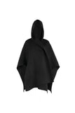 Woolen cloak coat | Hooded short coat | Street style short coat