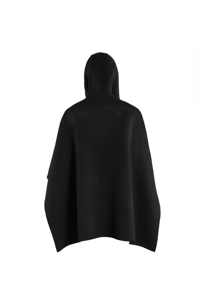 Woolen cloak coat | Hooded short coat | Street style short coat-coat-AEL Studio