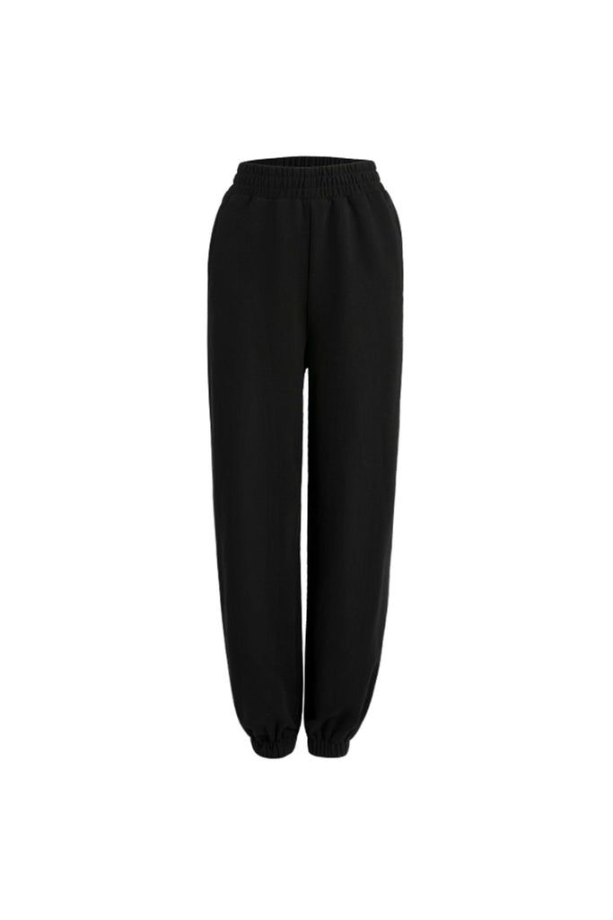 High-waisted trousers | kinny black trousers | Casual trousers-Bottoms-AEL Studio