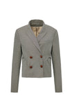 British style blazer | Short suit jacket | Commuter blazer-coat-AEL Studio