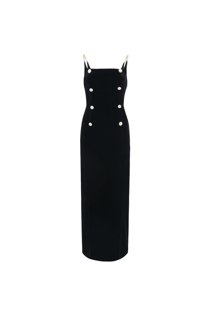 High waist dress dress|   Banquet little black dress long skirt