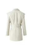 Slim slimming suit jacket | Retro long-sleeved suit skirt with waist | Street style suit jacket