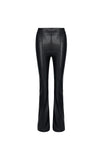 High waist leather pants | Slim-fit skinny trousers | Street style leather pants
