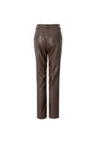 High waist sexy trousers | Slim skinny sexy leather pants | Commuter sexy leather pants